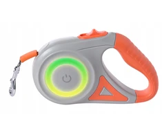 Extralink PUPILPLANET automatinis pavadėlis 5 m su LED apšvietimu