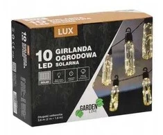 Extralink | Saulės sodo girlianda | ilgis 2 + 1,8 m liuksas 10 LED šiltai balta