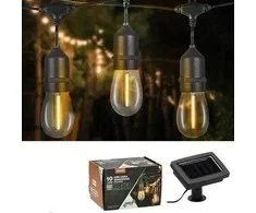 Extralink | Saulės sodo girlianda | ilgis 2 + 4 m Ariane 10 LED šiltai balta