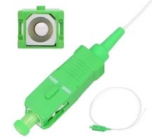 Extralink SC/APC | Pigtail | Singlemode, 900um G.657A 1,5m, Easy strip, balta
