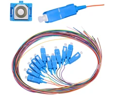 Extralink SC/UPC | Pigtail rinkinys | Vienmodis, 900 um, G.652D, 1,5 m, 12 dalių, 12 spalvų
