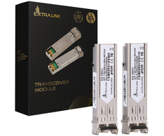 Šakotuvas Modulis SFP ExtraLink EXTRALINK SFP 1.25G 850NM 550M MM DOM 2-PACK (SKIRTA HP / ARUBA)