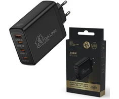 „Extralink CHARESL01 Smart Life“ greitas įkroviklis 100 W GaN 3x USB-C, USB-A