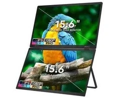„EXTRALINK SMART LIFE“ ULTRALEKKIE 15,6 COLIŲ 2 EKRANŲ MONITORIUS NEŠIOJAMAJAM KOMPIUTERIUI T01