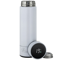 Extralink Smart Travel Mug Baltas | Termo puodelis | Termos su wyświetlaczem temperatury
