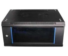 Extralink 4U 600x450 juoda prie sienos montuojama stovo spintelė