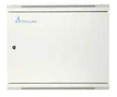 Extralink sieninė spintelė 19" 9U 600 mm pilka skarda