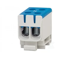 Pozostali LZ gnybtų juosta F-ELEKTRO F2.0294 korpuse, 1 bėgelio (2x50/2x50mm2), Al/Cu, mėlyna