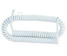 F Elektro SPIRALINIS KABELIS 3X1.5 5M Baltas POLVINITAS
