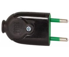 F Elektro WTYCZKA PŁASKA Juoda
