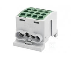 Pozostali Spaustukas HLK F-ELEKTRO F2.0369 100A-4 (1x25,3x16 / 1x25,3x16) Al/Cu IP20 žalias