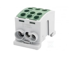 Pozostali Spaustukas HLK F-ELEKTRO 125A-3 (1x35,2x25 / 1x35,2x25) Al/Cu IP20 žalias