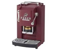 Kavos aparatas Faber Pro Deluxe Cherry Raudona Chrom