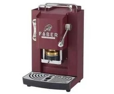 Kavos aparatas Faber Pro Deluxe Cherry Raudona Chrom