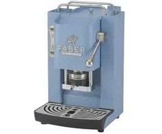 Kavos aparatas Faber Pro Deluxe Turquoise Blau Chrom