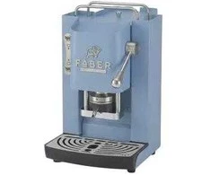 Kavos aparatas Faber Pro Deluxe Turquoise Blau Chrom
