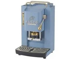 Kavos aparatas Faber Pro Deluxe Turquoise Blau Messing