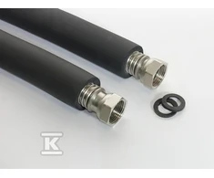 Famas Alkotest Rinkinys 2 SZTUK WĘŻY DN25 Z NAKRĘTKAMI 5/4"/5/4" Z IZOLACJĄ UV 9MM L= 1,00 FPWS // WPPC.F.100.5/4"