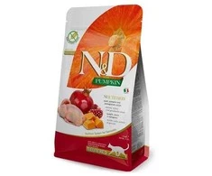 FARMINA moliūgas N&amp;D Neutered Quail - sausas kačių maistas - 5kg