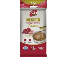 FARMINA N&amp;D Quinoa Cat Senior Kreminis with vištiena &amp; Tuna box – cat treat – 4x15g