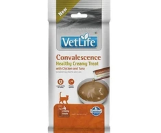 FARMINA Vet Life Cat Convalescence Creamy treat with vištiena &amp; Tuna box – cat treat – 4x15g