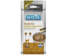FARMINA Vet Life Cat Diabetic Creamy treat with vištiena &amp; Tuna box – cat treat – 4x15g