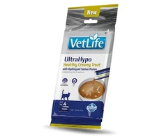 FARMINA Vet Life Cat Ultrahypo Creamy treat with lašiša box mono – cat treat – 4x15g