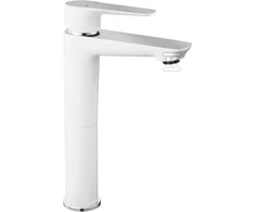 Ferro BDR2L praustuvo maišytuvas ADORE COUNTERTOP WASHBASIN, 1-OPEN, Baltas-CHROMAS // BF.BDR2L
