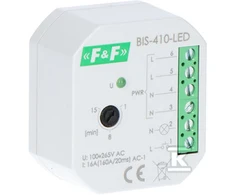 F&amp;F BIS-410-LED BISTAB.P/T RELĖS IŠJUNGIMO LAIKMATIS
