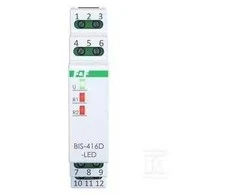 F&amp;F BIS-416D-LED PRZE.BISTA.2 KAN.230V,2X10A