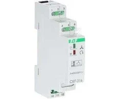 F&amp;F Mikroprocesoriaus sekos jutiklis ir fazės gedimo montavimas DIN True RMS CKF-316-TRMS bėgiu