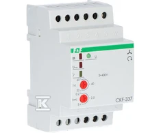 F&amp;F Fazių 10A 1P 0, 2- 5 sek 20 - 60V CKF- 337 sekos relė atrofija ir asimetrija