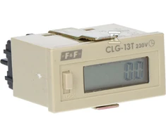 F&amp;F Darbo laiko matuoklis 110-240V AC / DC 6 simbolių skaitmeninė matrica 48x24mm (CLG- 13T)