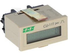 F&amp;F 4-30 V DC 8 skaitmeninis pulso matuoklis 48x24mm CLI-11T- 24V