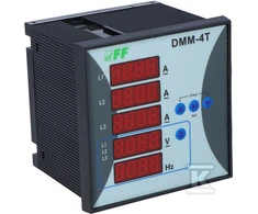 F&amp;F 3 fazių tinklo parametrų matuoklis 12-400V AC (DMM-4T)