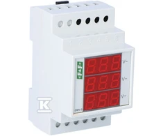 F&amp;F DMV3RMS CYFR.WSKAŹ.NAPIĘCIA 3-F.