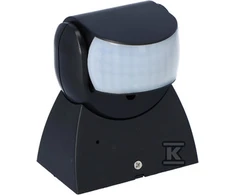 F&amp;F DR-04B CZUJ.RUCHU PIR JUODA