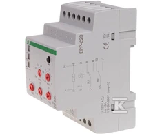 F&amp;F EPP-620 PRZEKAŹ.PRĄD.2X2P 16A 3.MOD.