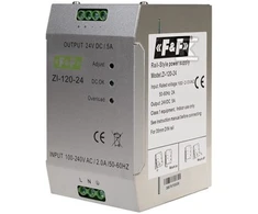 F&amp;F Impulsinis maitinimo šaltinis 230VAC / 24VDC 120W 5A (ZI-120-24)