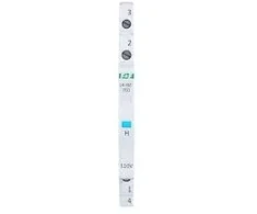 FF Lampka modułowa 1-fazowa mėlyna LED Slim 1/2 modułu 230V LK-701B