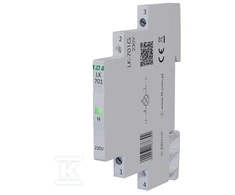 F&amp;F LK-701G ŽIBINTAS. 1/3S 1X LED ŽALIA