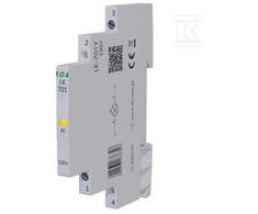 F&amp;F LK-701Y ŽIBINTAS. 1/3S 1X LED GELTONA