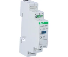 F&amp;F LK-712 B 130÷260V-1×LED NIEB,TH35,1-FA
