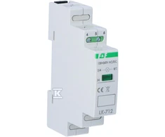 F&amp;F LK-712 G 130÷260V-1×LED ZIEL,TH35,1-FA