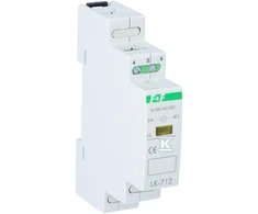 F&amp;F LK-712 Y 5÷10V-1×LED GELTONAS, TH35,1-F