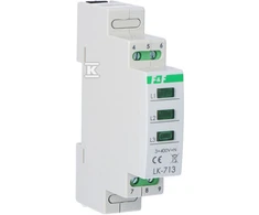F&amp;F Modulis lempa 3x230V + N AC žalia LK-713G