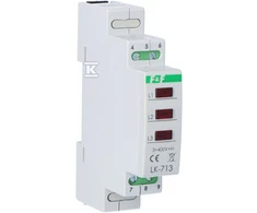 F&amp;F LK-713R LAMP.KONT.ZASIL RAUDONA 3X230V