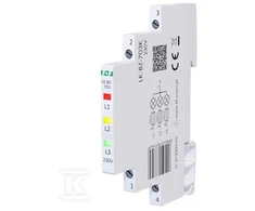 F&amp;F LK-BZ-703K ŽIBINTAS. 1/3S 3XLED - 3 SPALVOS