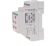 F&amp;F Laiko relė 2P 8A 0,1sek.-576h 24V AC/DC (PCU-520 24V)