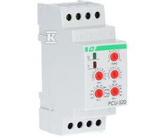 F&amp;F Laiko relė 2P 8A 0,1sek.-576h 24V AC/DC (PCU-520 24V)